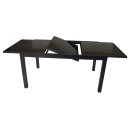 Ausziehtisch TORINO, 150 - 210 x 90 cm,  Alu/Glas,...