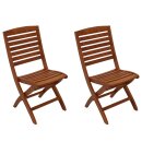 Klappstuhl CAPO, Eukalyptus Holz, 2er Set