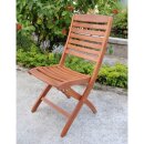 Klappstuhl CAPO, Eukalyptus Holz, 2er Set