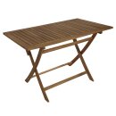 Gartengarnitur TOBAGO, Akazien-Holz, klappbar, 5 tlg