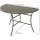 Wandtisch PALERMO halbrund 58x110cm, Stahl + Glas