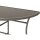 Wandtisch PALERMO halbrund 58x110cm, Stahl + Glas