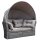 Relaxinsel MARBELLA, ALU/Halbrundgeflecht, Grau-Bicolor, Zierpolster & Rückenkissen: Taupe