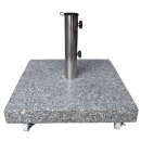 Sonnenschirmständer GRANIT 50 kg eckig mit Rollen