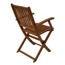 Klappgarnitur BENITA, Akazien-Holz geölt, klappbar, 7-teilig, FSC®-zertifiziert