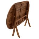 Klappgarnitur BENITA, Akazien-Holz geölt, klappbar, 7-teilig, FSC®-zertifiziert