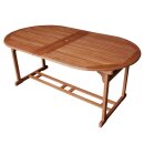 Ausziehtisch LAGO, 180-260 x100 cm, Eukalyptus Holz...