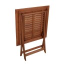 Klapptisch CORDOBA, Eukalyptus-Holz, Eckig, klappbar