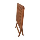 Klapptisch CORDOBA, Eukalyptus-Holz, Eckig, klappbar