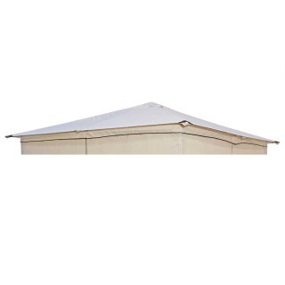 Ersatzdach Ecru für Pavillon VENEZIA - Polyester PVC-beschichtet