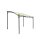 Anbaupavillon MANTOVA 3 x 2,5 Meter, Stahl dunkel, Plane PVC-beschichtet écru