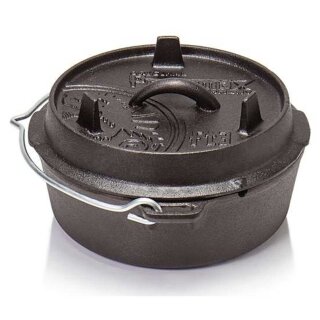 PETROMAX Dutch Oven ft3 planer Boden/ohne Füße