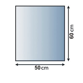 Lienbacher Glasbodenplatte 6 mm 50 x 60 cm Viereck