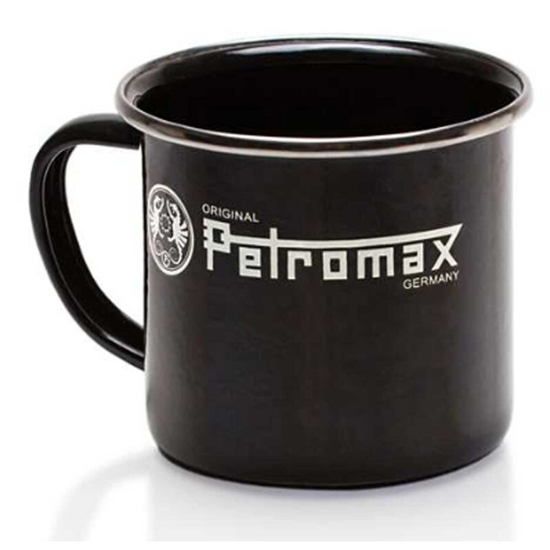 PETROMAX Emaille Becher Schwarz