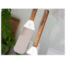 PETROMAX Grill- und Pfannenwender mit Langgriff, Edelstahl/Walnuss Holz